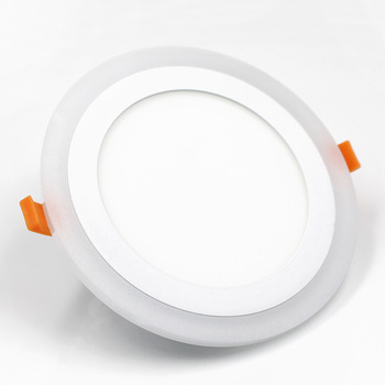Two color changing led panel light, 6w 9w 18w 24w ra>80 smd double color led light panel