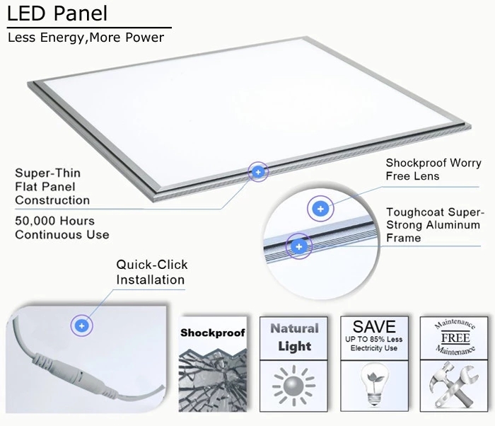 DALI+PUSH LED PANEL LIGHT DIMMABLE 40W